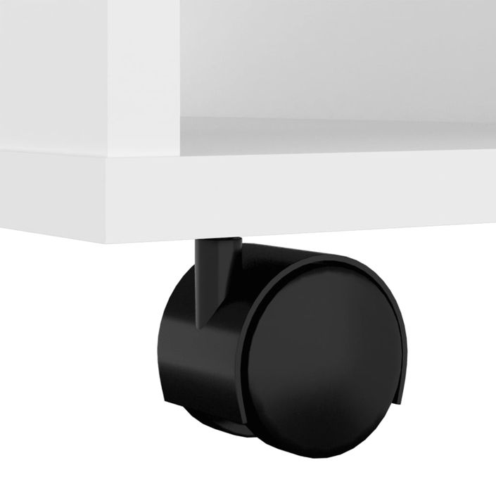 Petit meuble de rangement sur roulettes kazok 60 cm – Sobre et pratique - Photo n°14