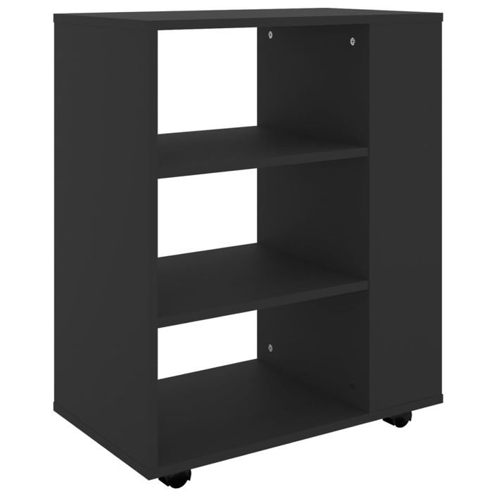 Petit meuble de rangement sur roulettes kazok 60 cm – Sobre et pratique - Photo n°2