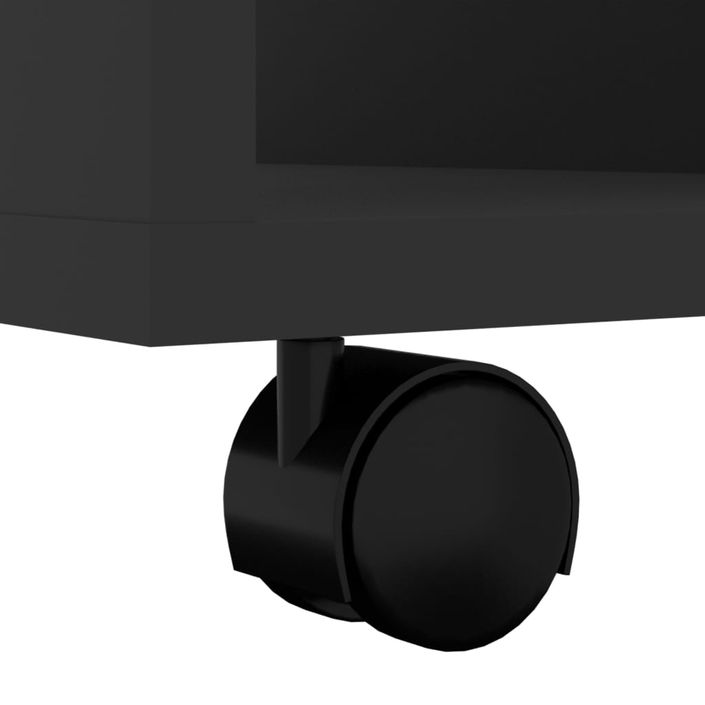 Petit meuble de rangement sur roulettes kazok 60 cm – Sobre et pratique - Photo n°6