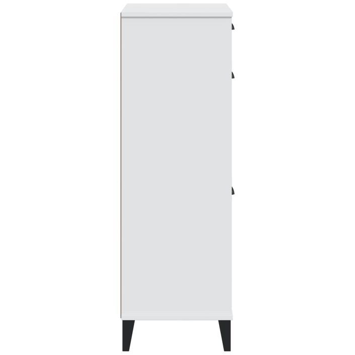 Petite armoire à chaussures Lukra L 60 x H 107 x P 35 cm – Compacte et Fonctionnelle - Photo n°6