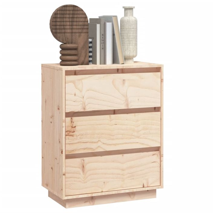 Petite commode en bois massif de pin – Collection Vizion - Photo n°4