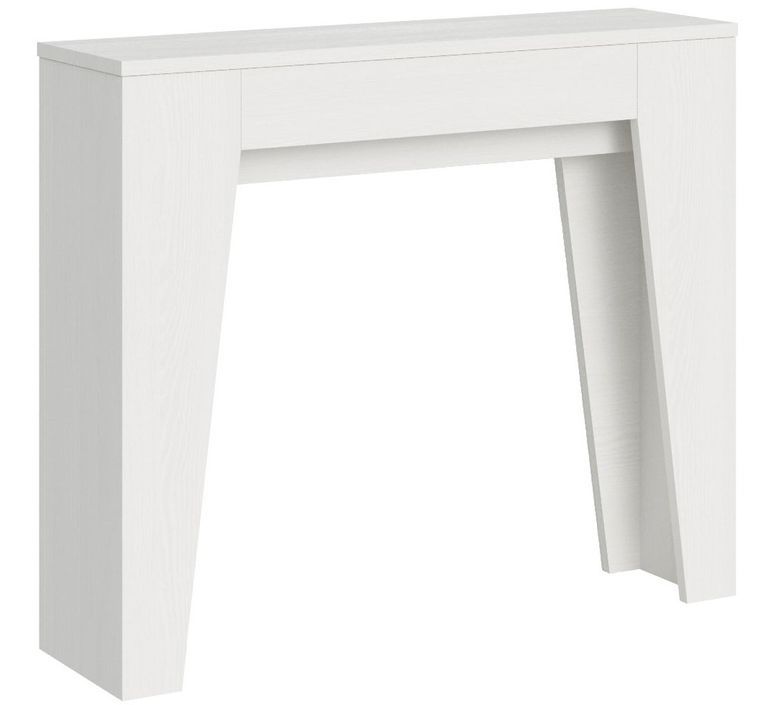 Petite console extensible en bois Bora 90x25/181 cm - Photo n°1