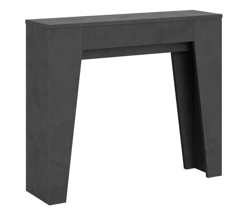 Petite console extensible en bois Bora 90x25/181 cm - Photo n°1