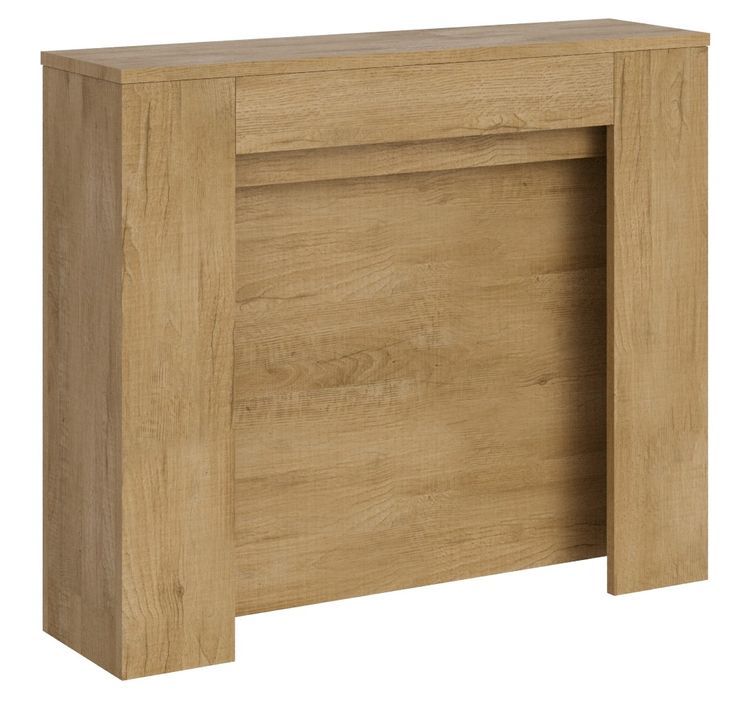 Petite console extensible en bois Kuba 90x25/211 cm - Photo n°1