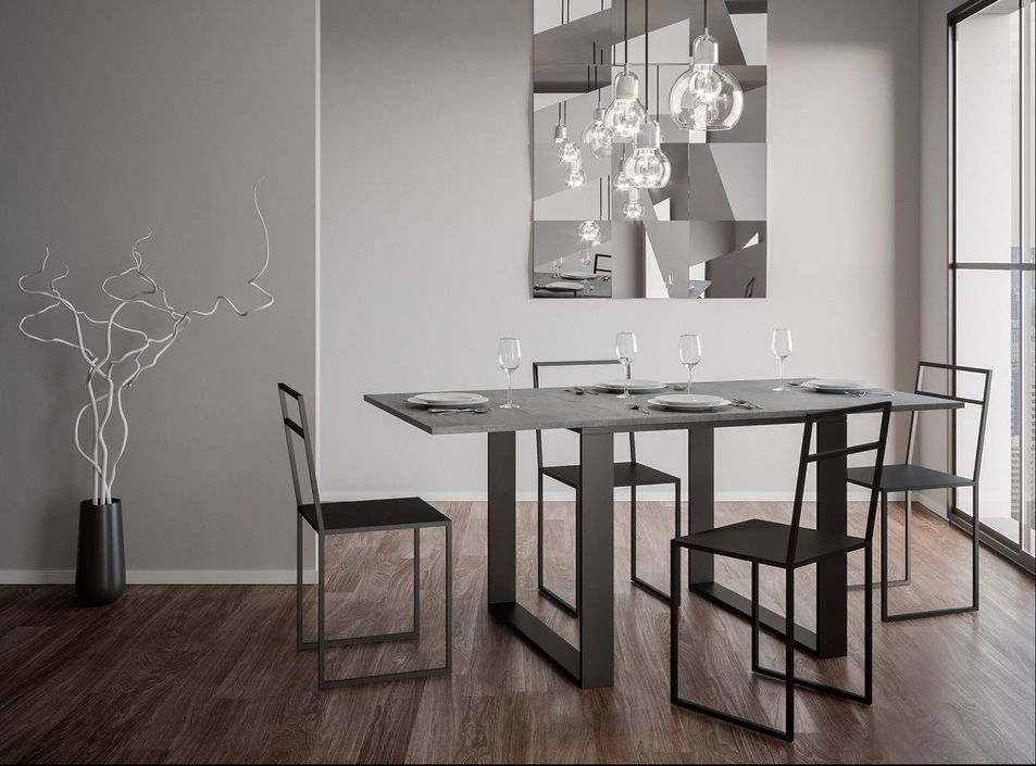 Petite table carrée extensible 90x90/180 cm Tiroz evolution - Photo n°4