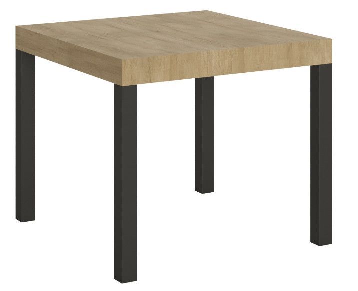 Petite table carrée extensible 90x90/246 cm Karry - Photo n°5