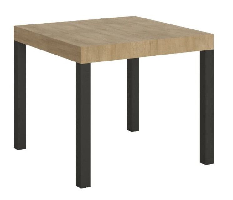 Petite table carrée extensible 90x90/246 cm Karry - Photo n°1