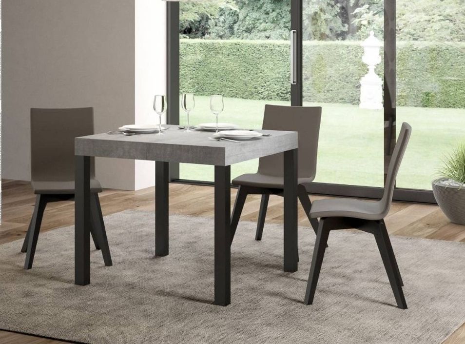 Petite table carrée extensible 90x90/246 cm Karry - Photo n°4