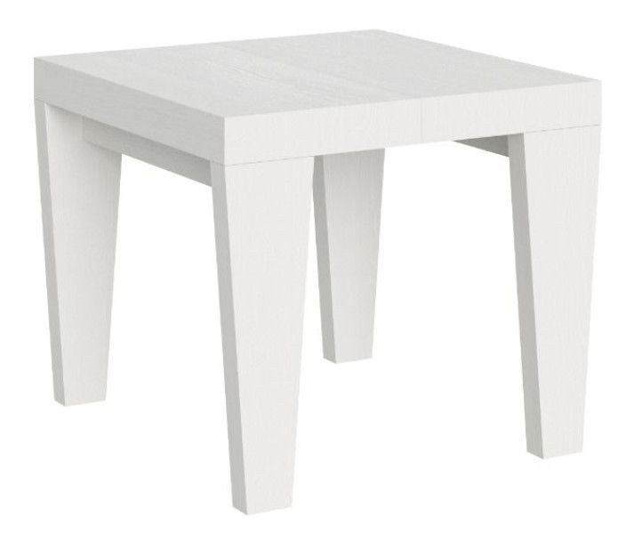 Petite table carrée extensible 90x90/246 cm pieds forme V Kristo - Photo n°1