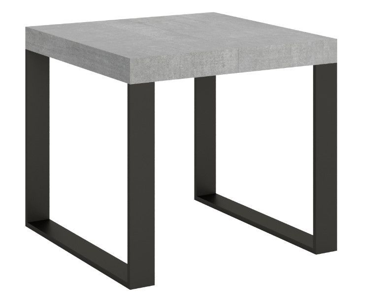 Petite table carrée extensible 90x90/246 cm Tiroz - Photo n°1