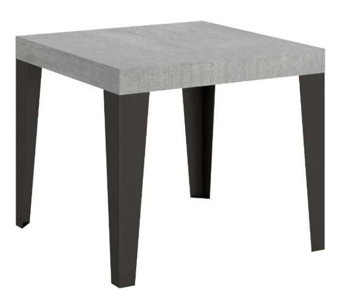 Petite table extensible carrée 90x90/246 cm Flavio - Photo n°1