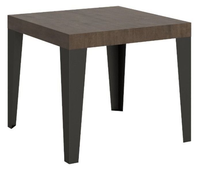 Petite table extensible carrée 90x90/246 cm Flavio - Photo n°1