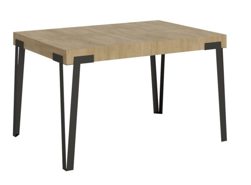 Petite table extensible carrée 90x90/246 cm Konta - Photo n°1