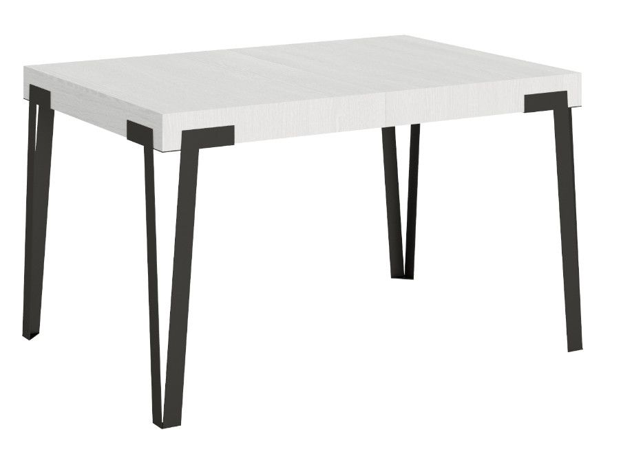 Petite table extensible carrée 90x90/246 cm Konta - Photo n°1