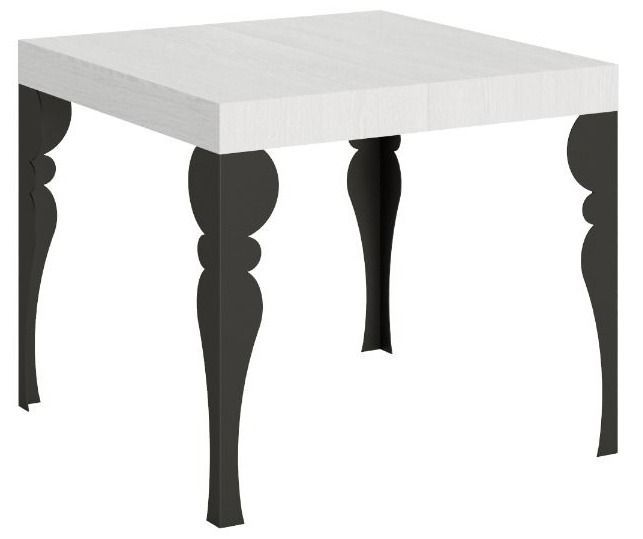 Petite table extensible carrée 90x90/246 cm style oriental Torza - Photo n°1