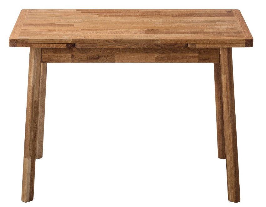 Petite table extensible en bois de chêne massif Miniko 110 à 170 cm - Photo n°2