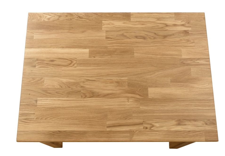 Petite table rectangulaire en bois de chêne massif Leny 90 cm - Photo n°4