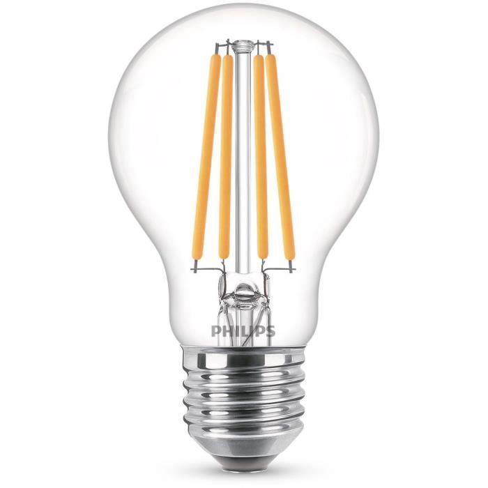 Philips ampoule LED Equivalent 100W E27 Blanc chaud non dimmable - Photo n°2