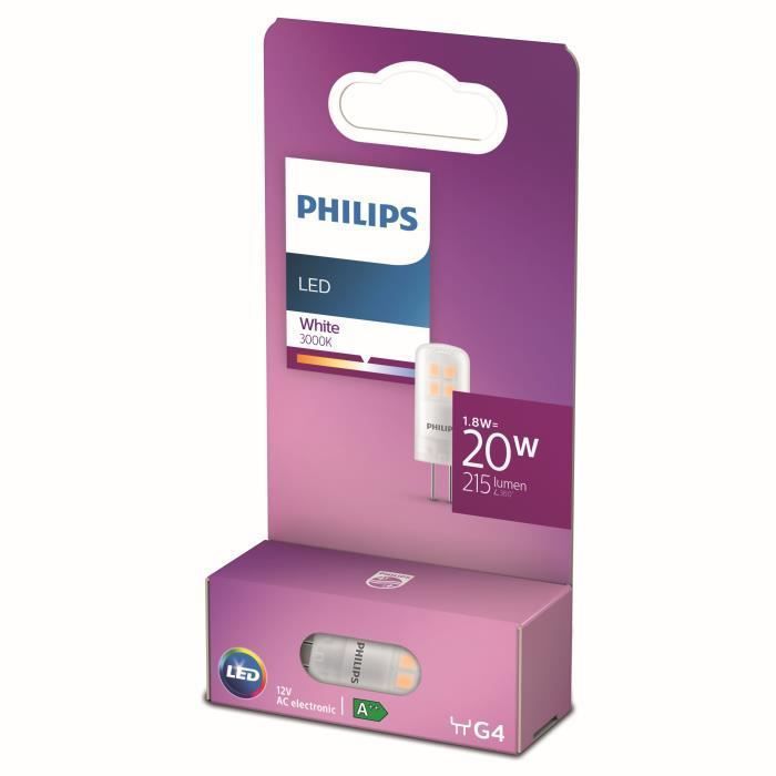 Philips Ampoule LED Equivalent 20W G4 12V Non Dimmable - Photo n°1