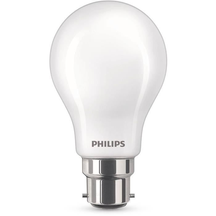 Philips ampoule LED Equivalent 40W B22 Blanc chaud non dimmable, verre - Photo n°3