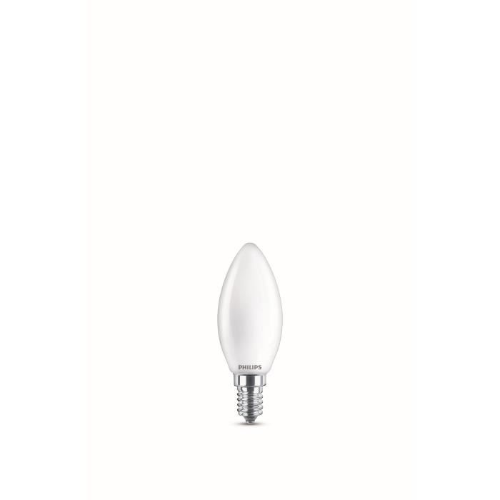 Philips Ampoule LED Equivalent 60W E14 Blanc chaud Non Dimmable - Photo n°2