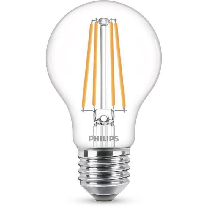 Philips ampoule LED Equivalent 75W E27 Blanc chaud non dimmable - Photo n°1