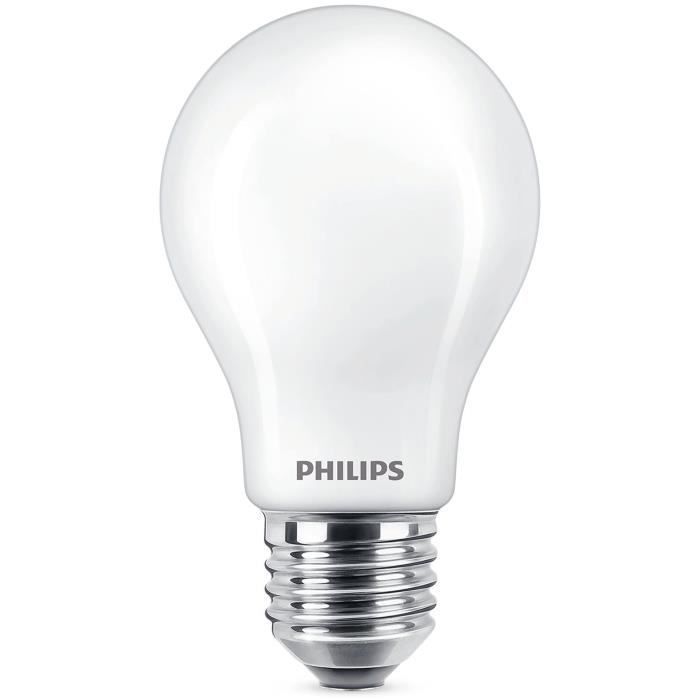 PHILIPS Ampoule LED Standard E27 - 100W Blanc Chaud Dépolie Verre Compatible Variateur - Verre - Photo n°2