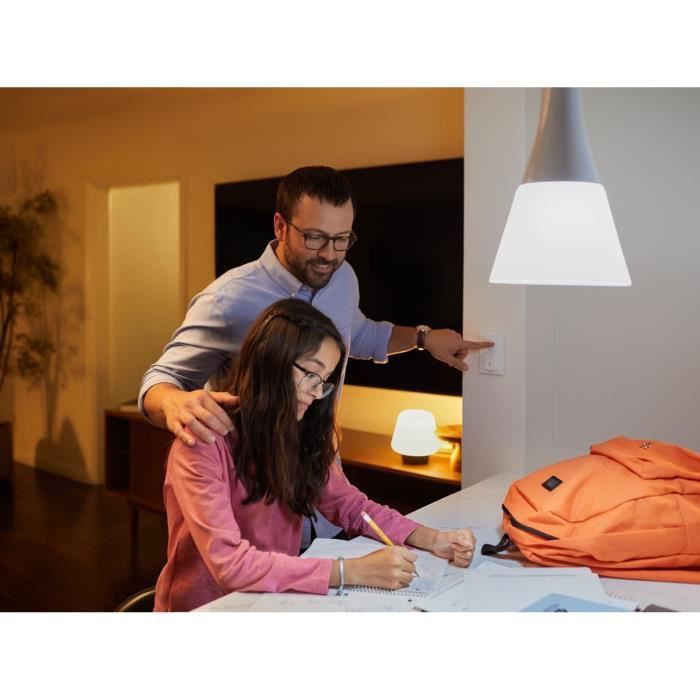 PHILIPS Hue White - Ampoule LED connectée E27 - 9,5W équivalent 75W - Compatible Bluetooth - Photo n°1