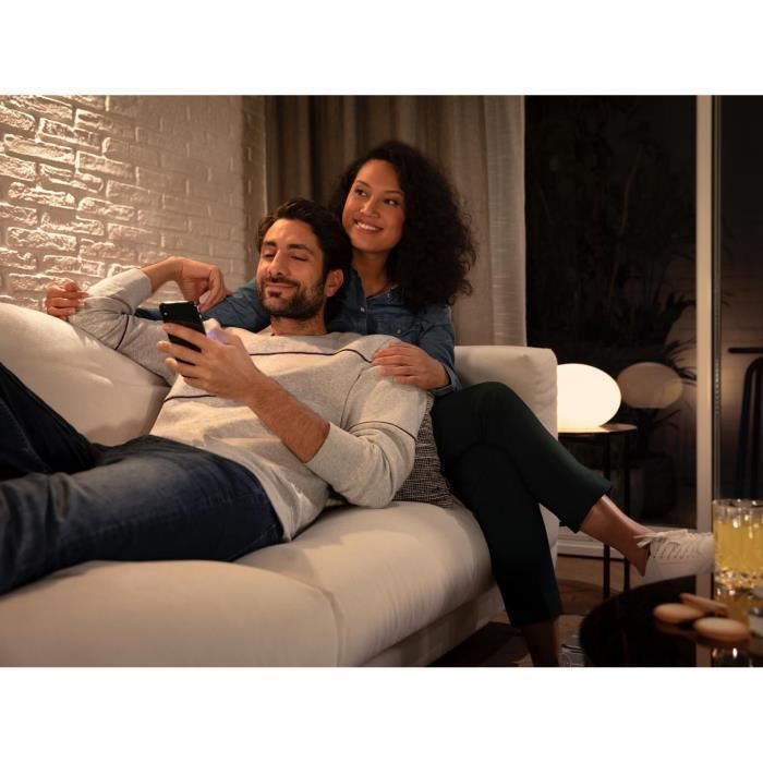 PHILIPS Hue White ampoules LED connectées GU10 - Compatible Bluetooth - Pack de 2 - Photo n°2