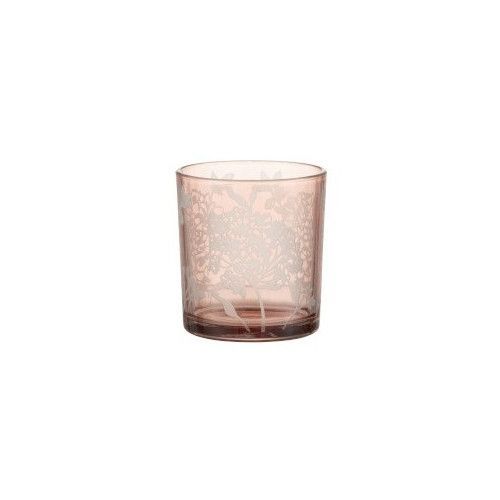 Photophore verre rose Kimen H 8 cm - Lot de 18 - Photo n°1