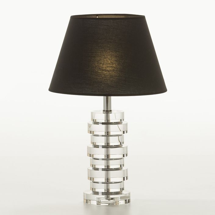 Pied de lampe acrylique et métal Vego - Photo n°2