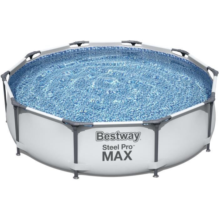 Piscine Hors-sol Tubulaire Bestway Steel Pro Max 305x76 cm Épurateur a Cartouche de 1 249 L/H - Photo n°5