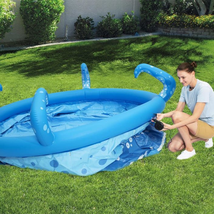 Piscine ronde gonflable Easy 274x76cm - Photo n°8