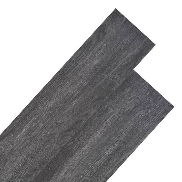 Planche de plancher PVC 5,26 m² 2 mm Noir et blanc - Photo n°1