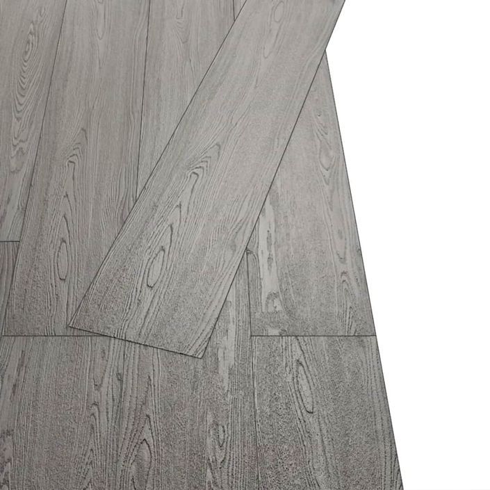 Planche de plancher PVC autoadhésif 5,02 m² 2 mm Gris foncé - Photo n°2