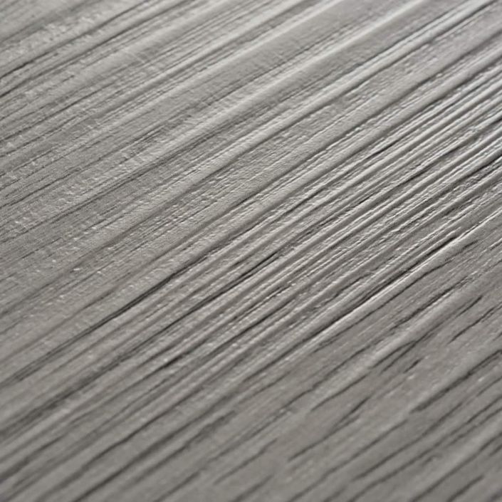 Planche de plancher PVC autoadhésif 5,02 m² 2 mm Gris foncé - Photo n°4