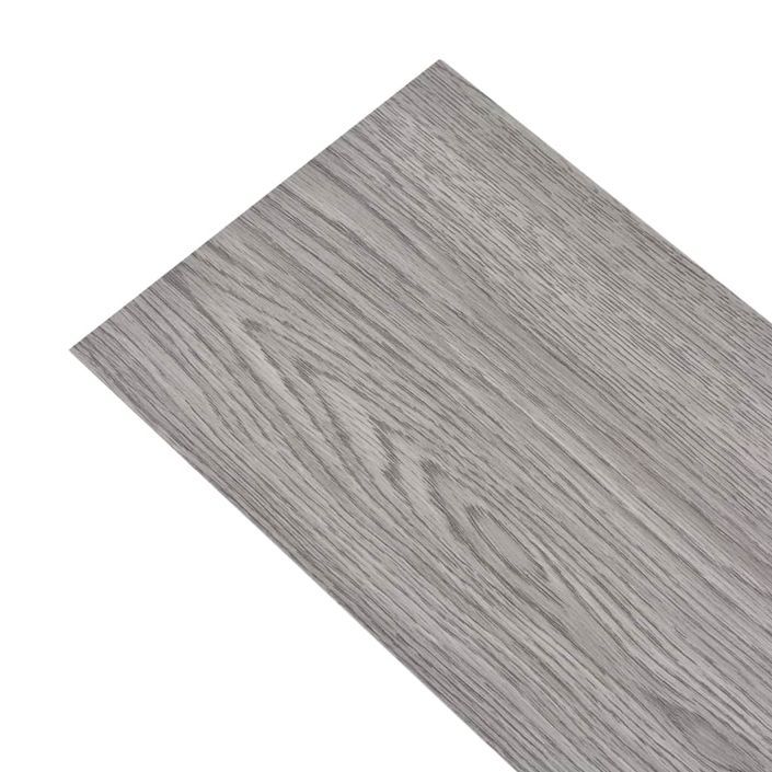 Planche de plancher PVC autoadhésif 5,02 m² 2 mm Gris foncé - Photo n°7