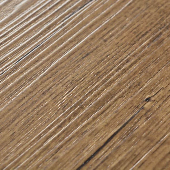 Planche de plancher PVC autoadhésif 5,02 m² 2 mm Marron noyer - Photo n°4