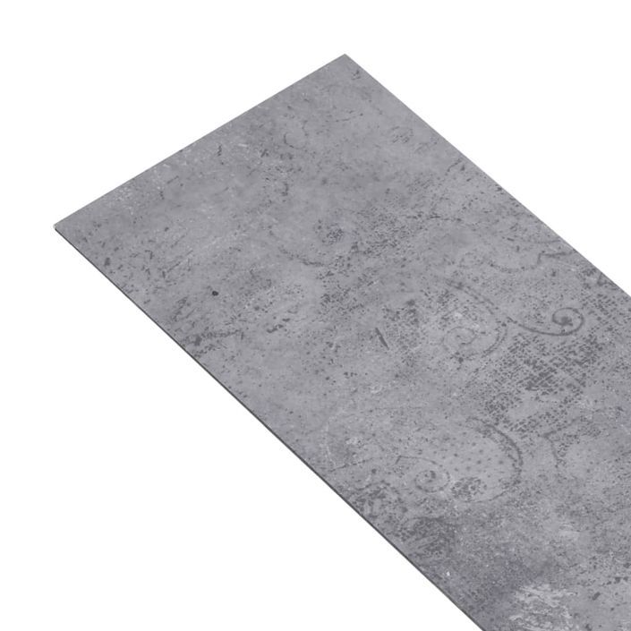 Planche de plancher PVC autoadhésif 5,21 m² 2 mm Gris ciment - Photo n°7