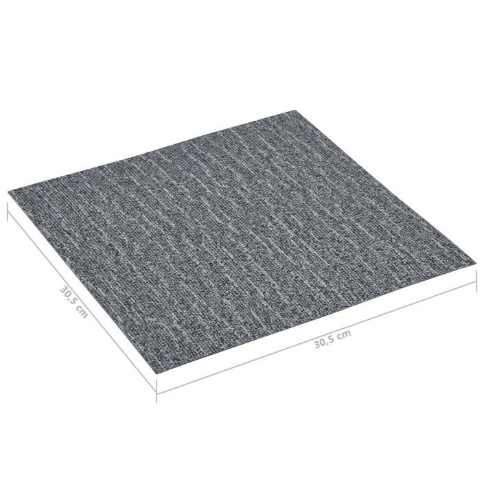 Planches de plancher autoadhésives 20 pcs PVC 1,86 m² Gris 5 - Photo n°7