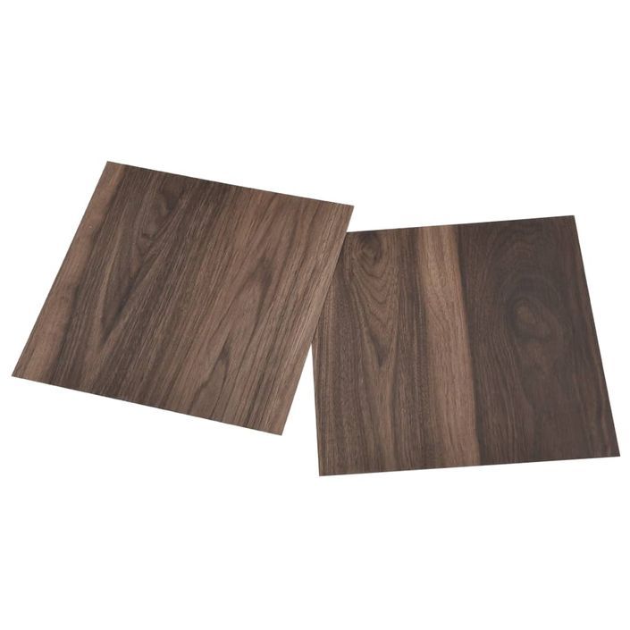 Planches de plancher autoadhésives 20 pcs PVC 1,86 m² Marron 11 - Photo n°4