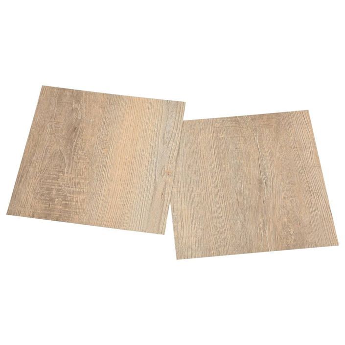 Planches de plancher autoadhésives 20 pcs PVC 1,86 m² Marron 10 - Photo n°4