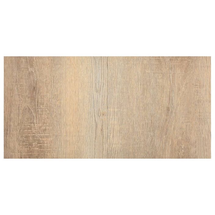 Planches de plancher autoadhésives 20 pcs PVC 1,86 m² Marron 10 - Photo n°5