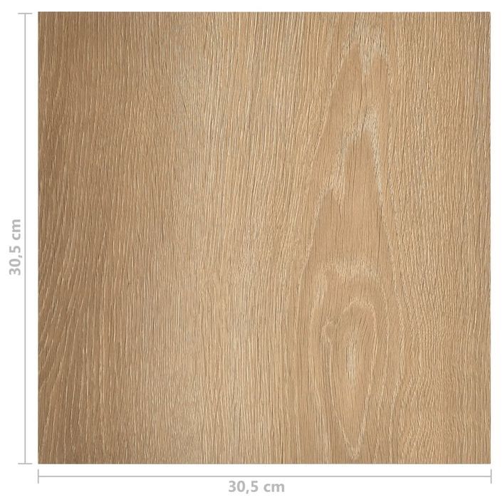 Planches de plancher autoadhésives 20 pcs PVC 1,86 m² Marron 7 - Photo n°11