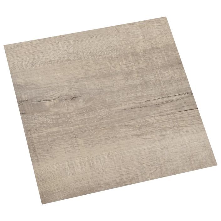 Planches de plancher autoadhésives 20 pcs PVC 1,86 m² Taupe 3 - Photo n°6