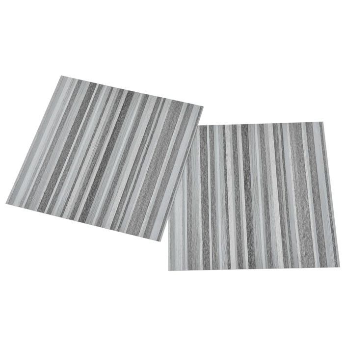 Planches de plancher autoadhésives 20 pcs PVC 1,86m² Gris clair 5 - Photo n°4