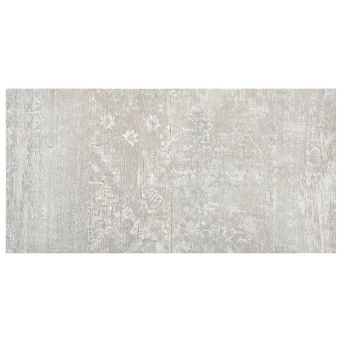 Planches de plancher autoadhésives 20 pcs PVC 1,86m² Gris clair - Photo n°5