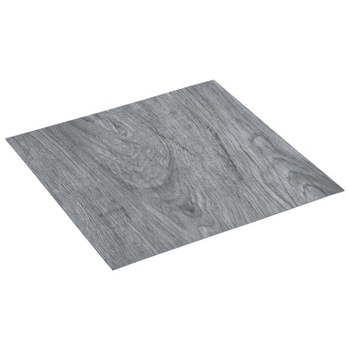 Planches de plancher autoadhésives 5,11 m² PVC Gris clair - Photo n°3