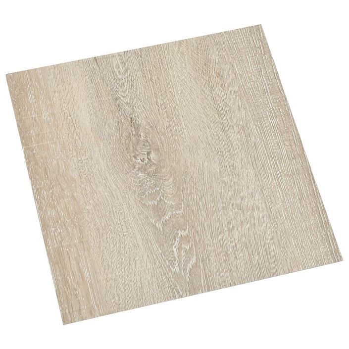 Planches de plancher autoadhésives 55 pcs PVC 5,11 m² Beige 4 - Photo n°4