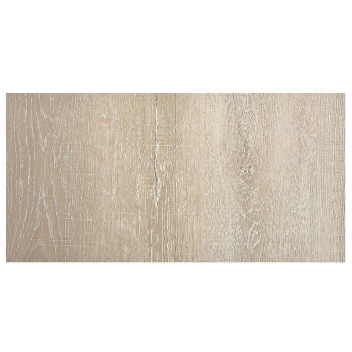 Planches de plancher autoadhésives 55 pcs PVC 5,11 m² Beige 4 - Photo n°6